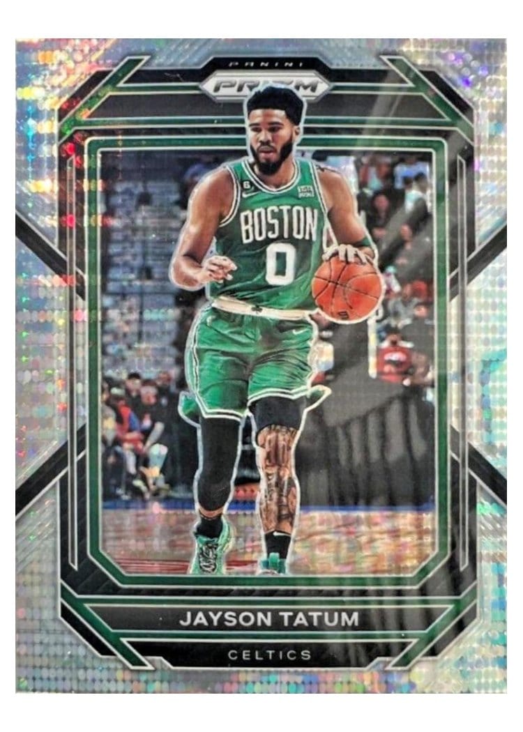 2022-23 Panini Prizm Base Set Jayson Tatum #17 card