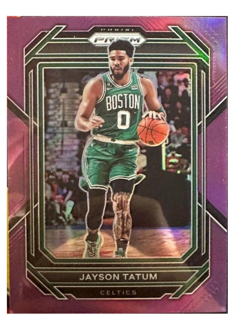 2022-23 Panini Prizm Base Set Jayson Tatum #17 card