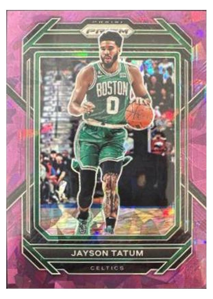 2022-23 Panini Prizm Base Set Jayson Tatum #17 card