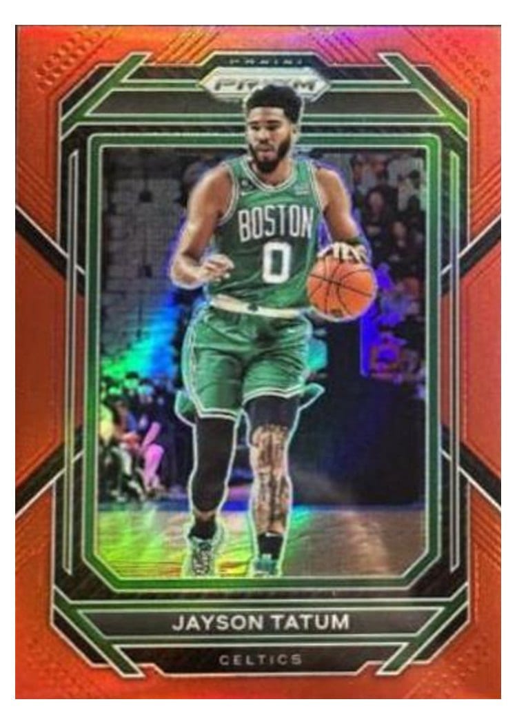2022-23 Panini Prizm Base Set Jayson Tatum #17 card