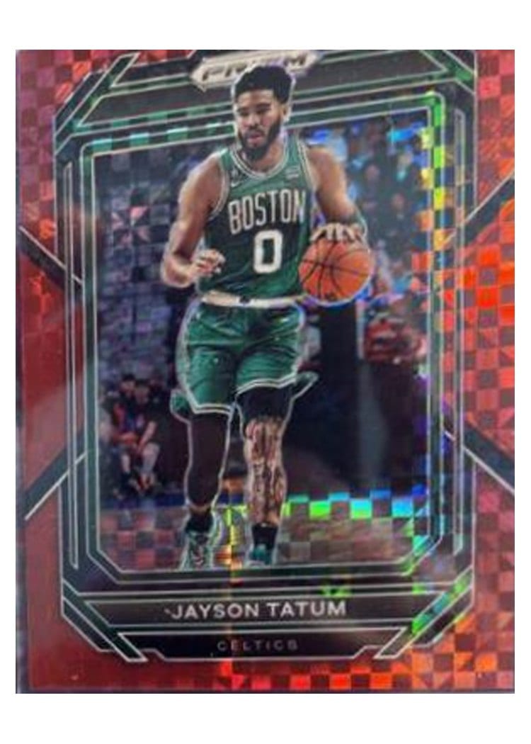 2022-23 Panini Prizm Base Set Jayson Tatum #17 card