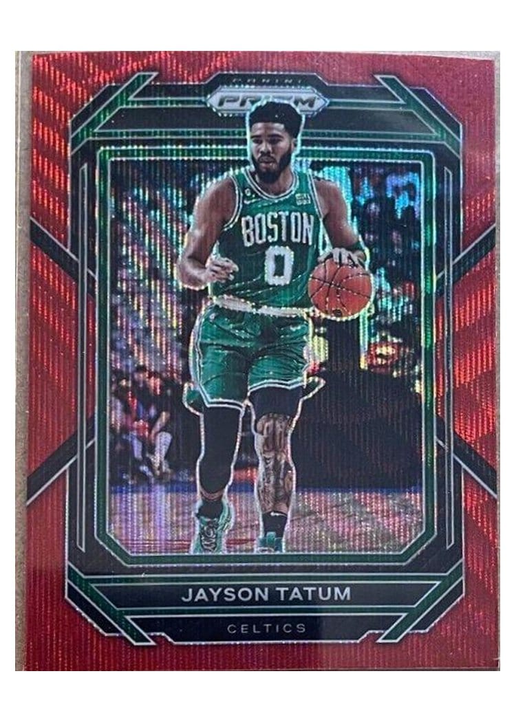 2022-23 Panini Prizm Base Set Jayson Tatum #17 card