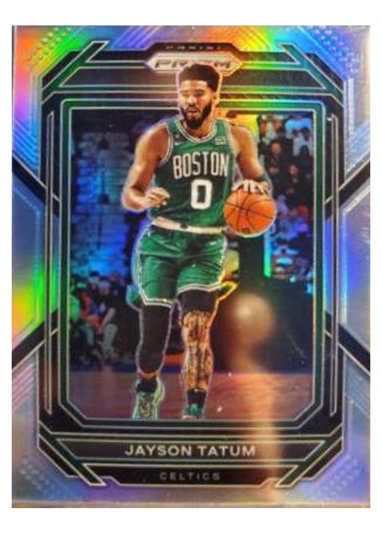 2022-23 Panini Prizm Base Set Jayson Tatum #17 card