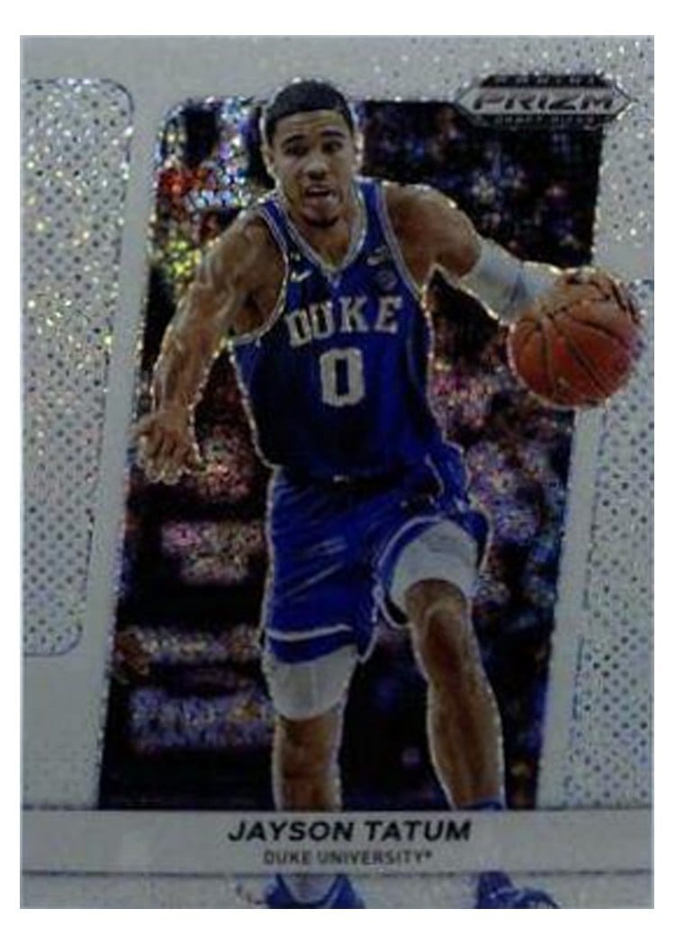 2022-23 Panini Prizm Base Set Jayson Tatum #17 card