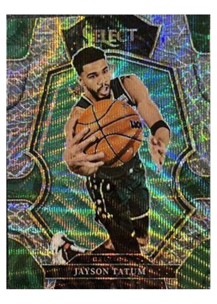 2022-23 Panini Select Base Set Jayson Tatum Elephant Prizm #155 card