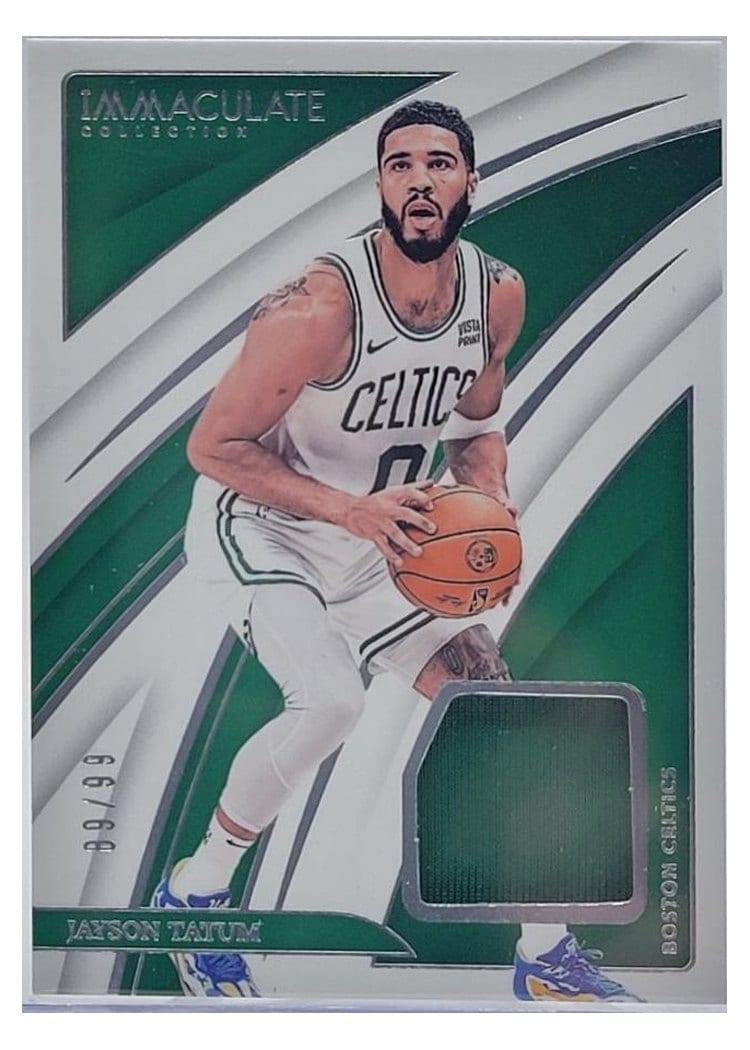 2023-24 Panini Immaculate Collection Materials Jayson Tatum #16 card