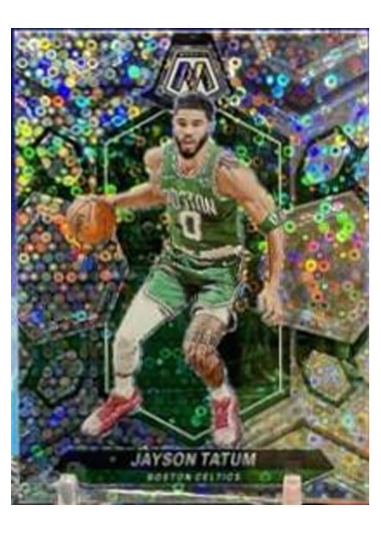 2023-24 Panini Mosaic Base Set Jayson Tatum Silver Fast Break #147 card