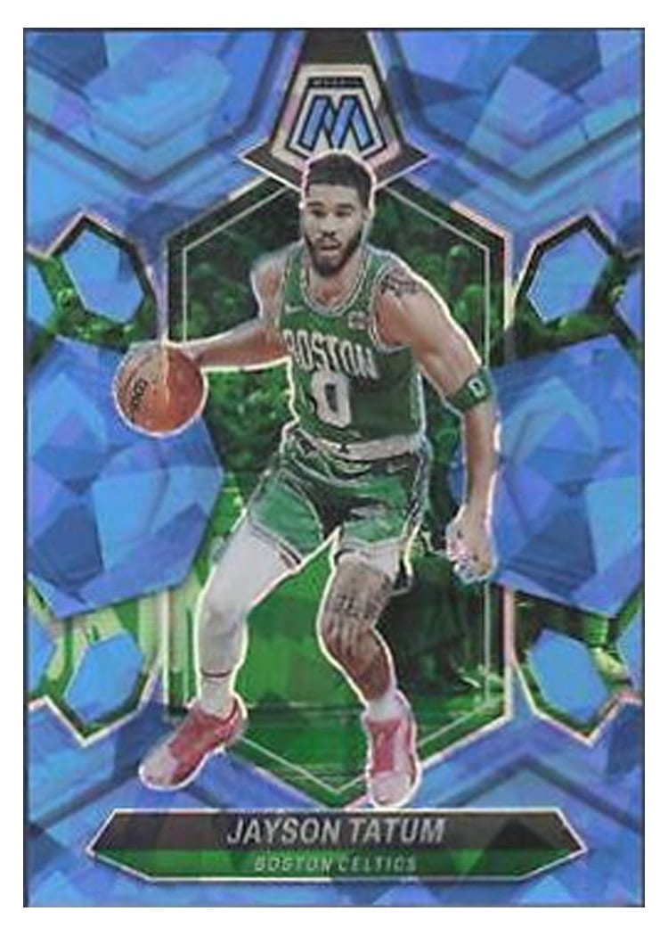 2023-24 Panini Mosaic Base Set Jayson Tatum Ice #147 card