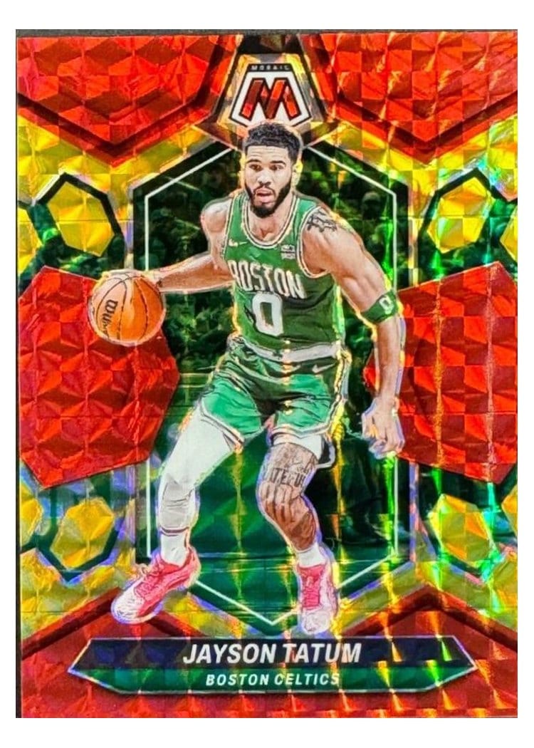 2023-24 Panini Mosaic Base Set Jayson Tatum #147 card