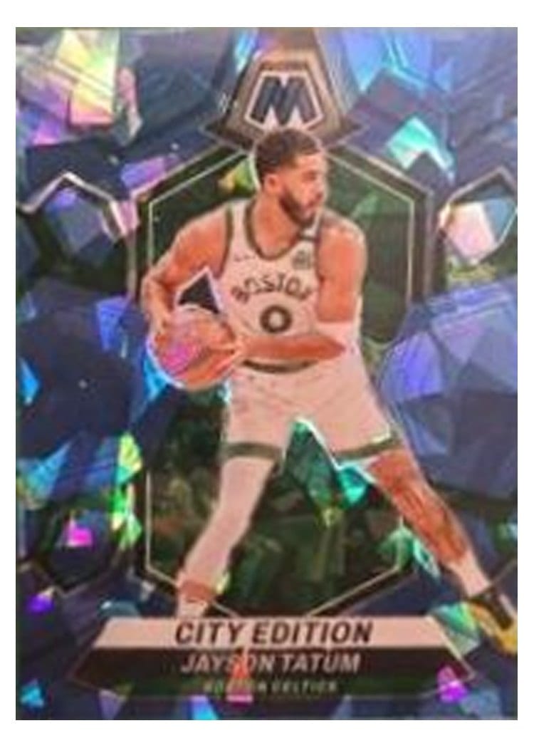 2023-24 Panini Mosaic Base Set Jayson Tatum Ice #284 card