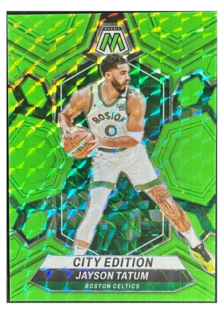 2023-24 Panini Mosaic Base Set Jayson Tatum #284 card