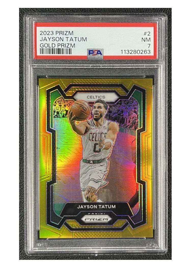 2023-24 Panini Prizm Base Set Jayson Tatum #2 card