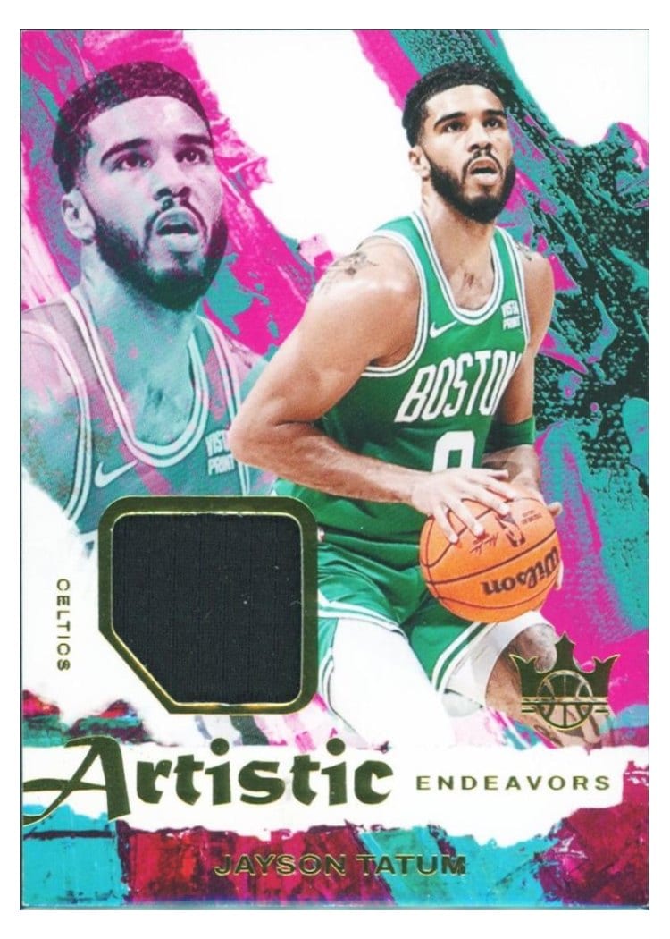 2024-25 Panini Court Kings Artistic Endeavors Relics Jayson Tatum #AE-JYT card