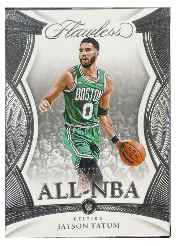 2024-25 Panini Flawless Base Gems Jayson Tatum #185 card