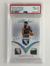 2024-25 Panini Flawless Mastercraft Jayson Tatum #4 card