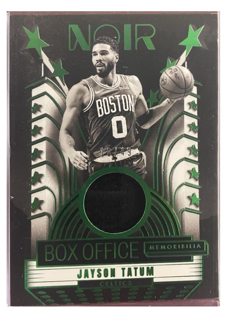 2024-25 Panini Noir Box Office Memorabilia Set Jayson Tatum #8