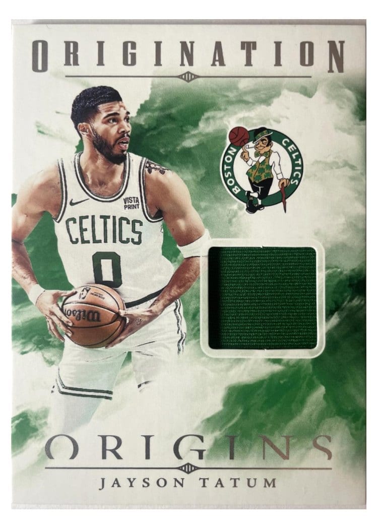 2024-25 Panini Origins Origination Memorabilia Set Jayson Tatum #OM-JAY card