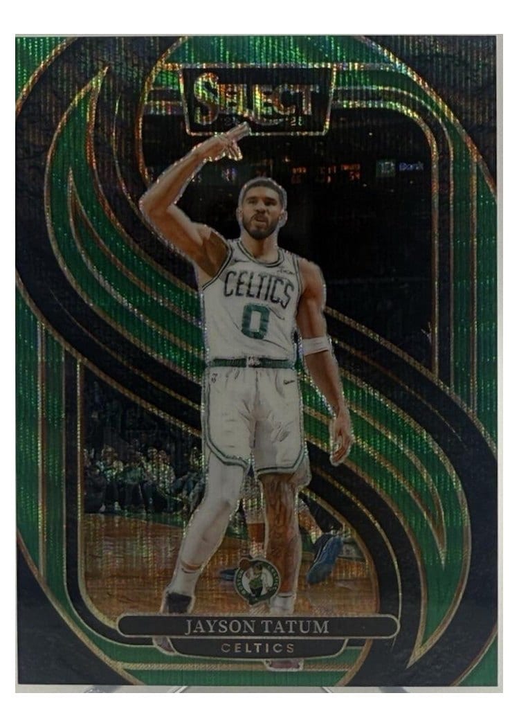 2024-25 Panini Select Base Set Jayson Tatum #110 card
