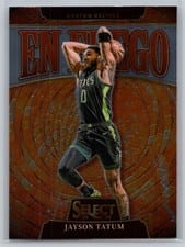 2024-25 Panini Select En Fuego Jayson Tatum #6 card