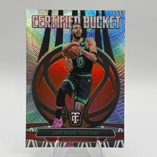2024-25 Panini Totally Certified Certified Bucket Jayson Tatum #11 card