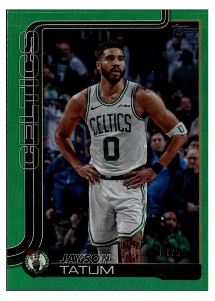 2025 Topps Jayson Tatum #1 card
