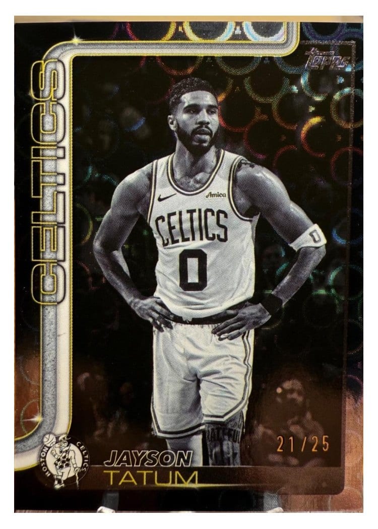 2025 Topps Jayson Tatum #1 card