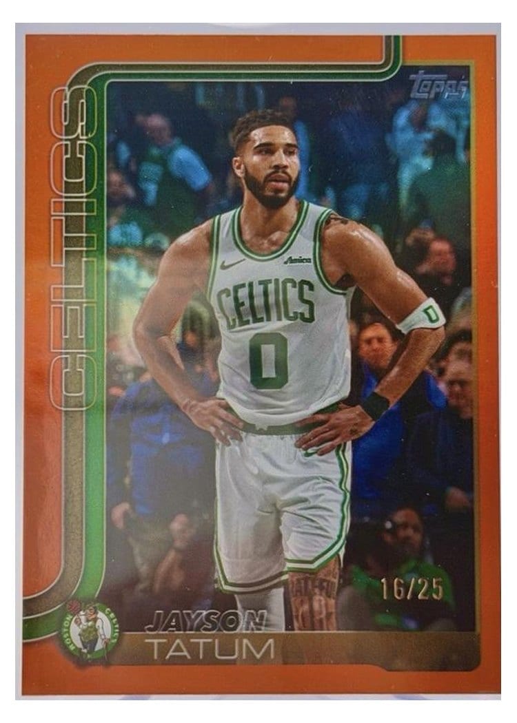 2025 Topps Jayson Tatum #1 card