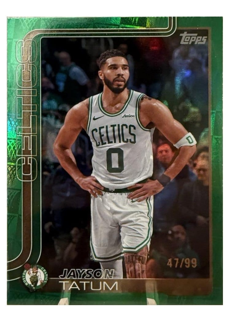 2025 Topps Jayson Tatum #1 card