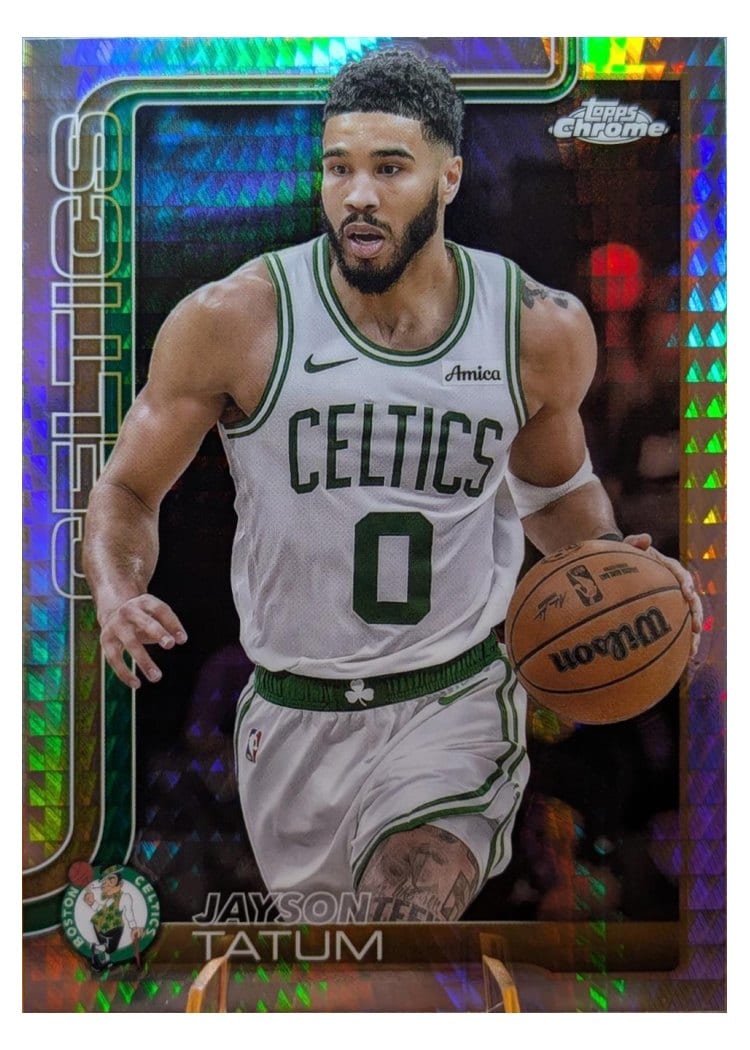 2025 Topps Chrome Jayson Tatum #49 card