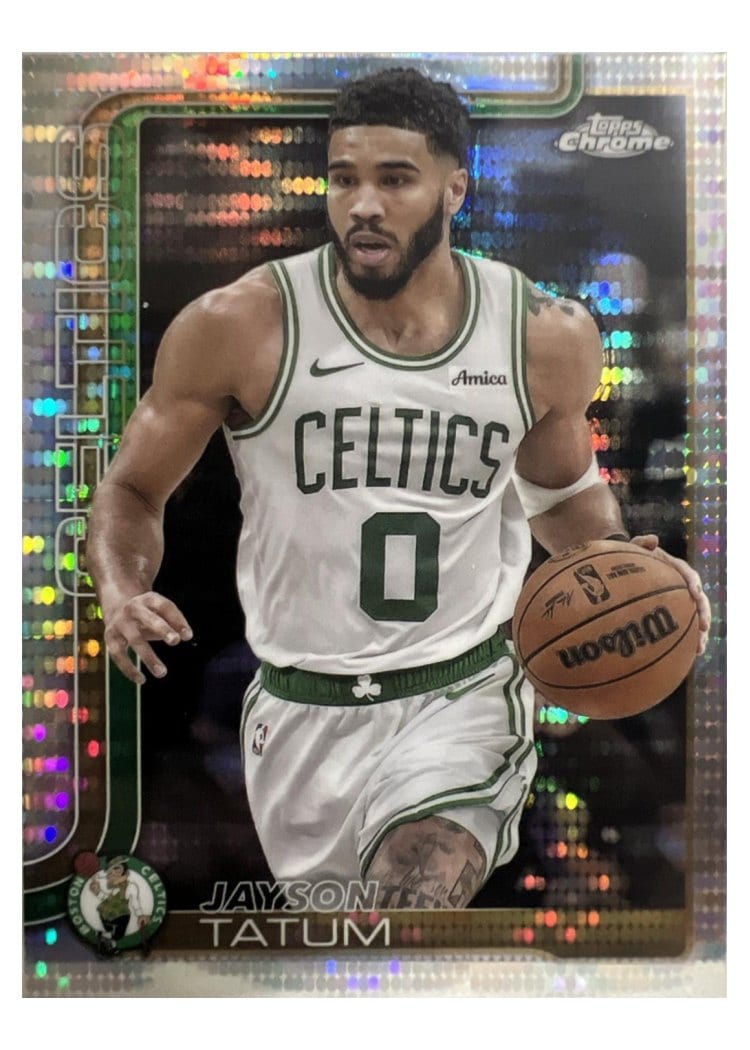 2025 Topps Chrome Jayson Tatum #49 card