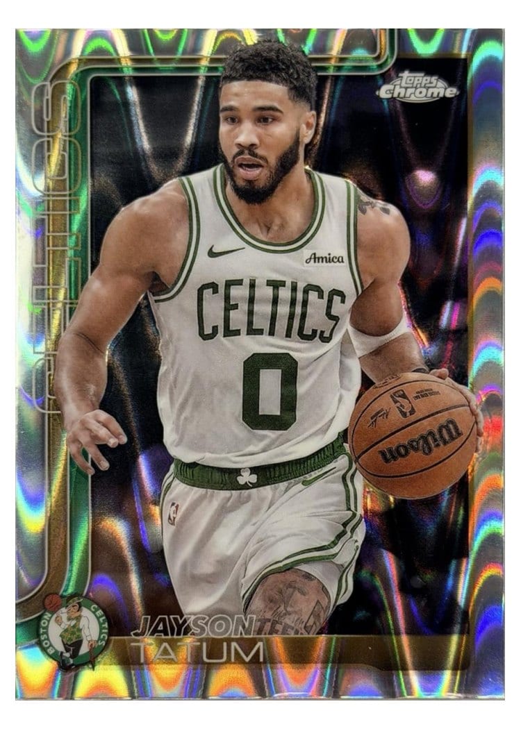 2025 Topps Chrome Jayson Tatum #49 card