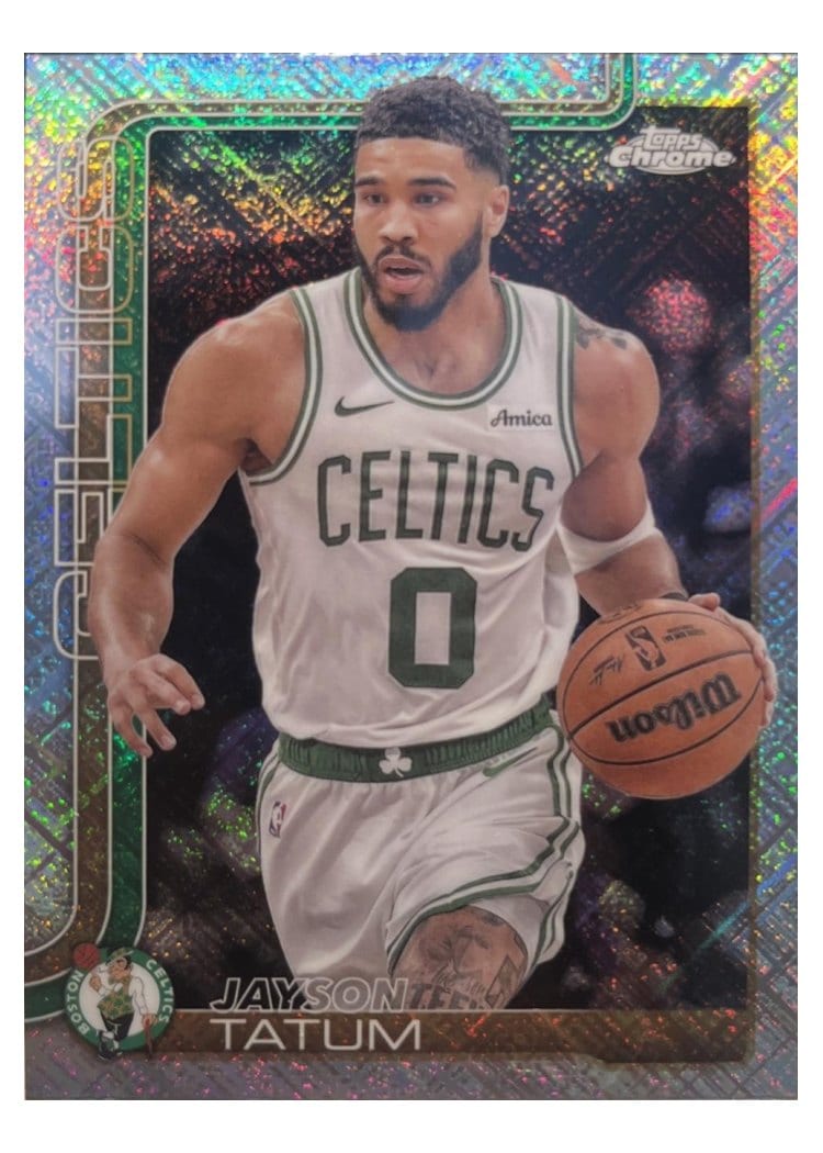 2025 Topps Chrome Jayson Tatum #49 card