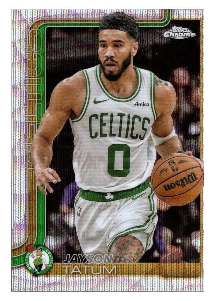 2025 Topps Chrome Jayson Tatum #49 card