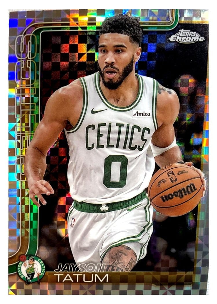 2025 Topps Chrome Jayson Tatum #49 card