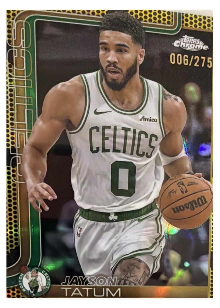 2025 Topps Chrome Jayson Tatum #49 card