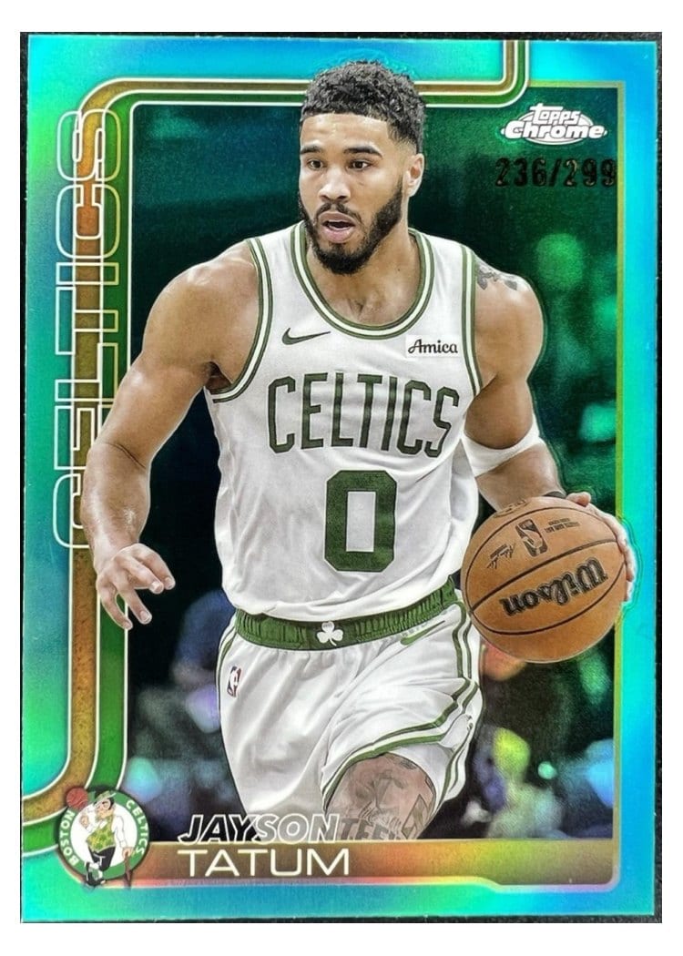 2025 Topps Chrome Jayson Tatum #49 card