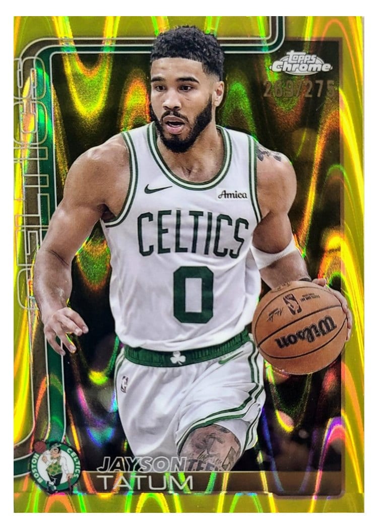 2025 Topps Chrome Jayson Tatum #49 card