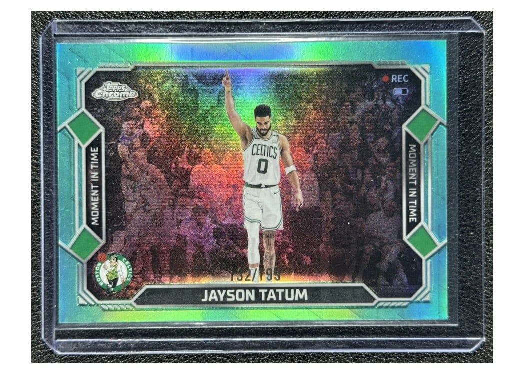 2025 Topps Chrome Jayson Tatum #49 card