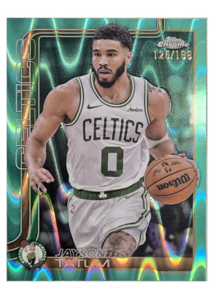 2025 Topps Chrome Jayson Tatum #49 card