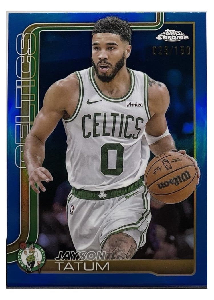 2025 Topps Chrome Jayson Tatum #49 card