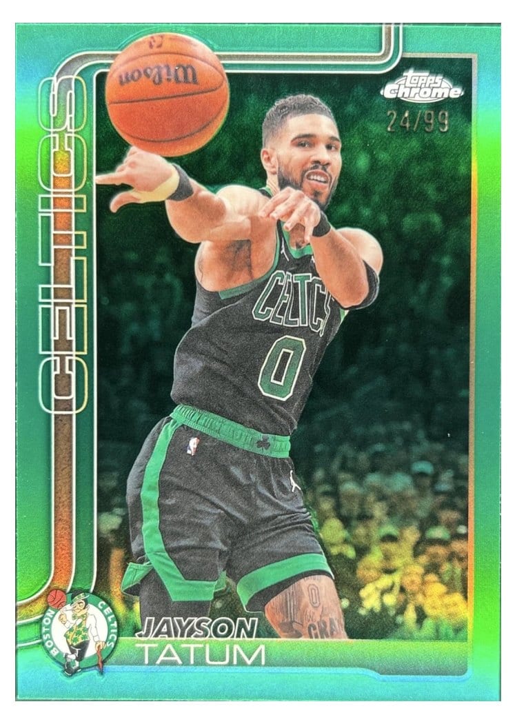 2025 Topps Chrome Jayson Tatum #49 card