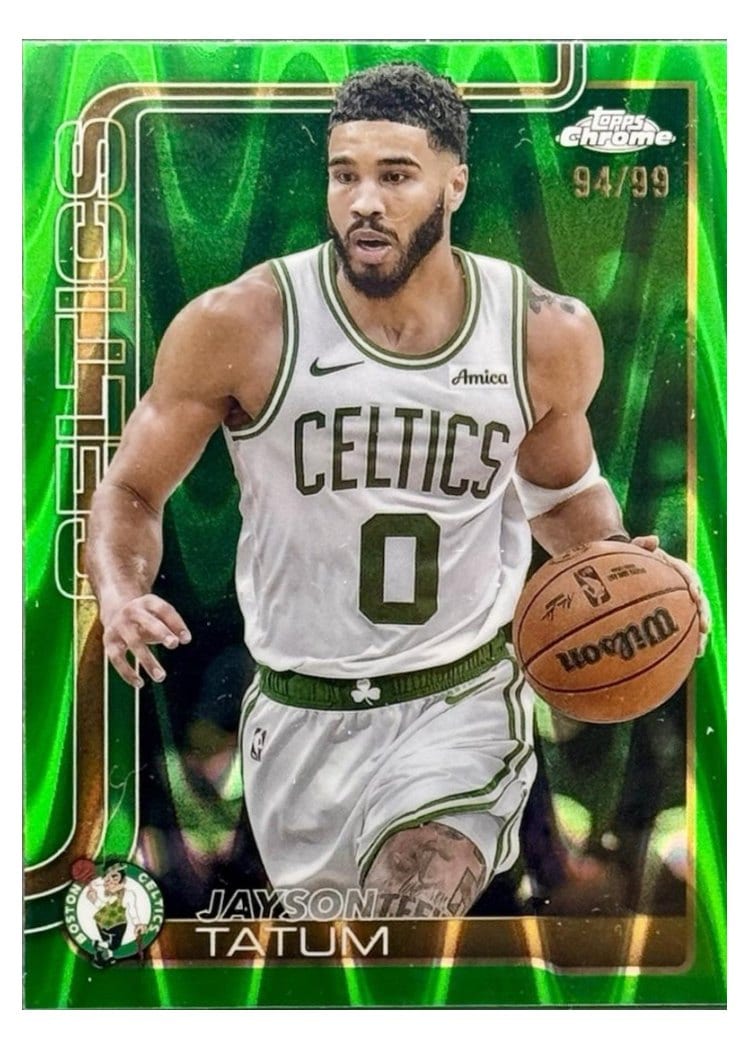 2025 Topps Chrome Jayson Tatum #49 card
