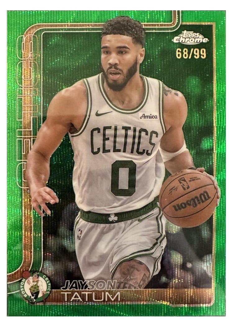 2025 Topps Chrome Jayson Tatum #49 card