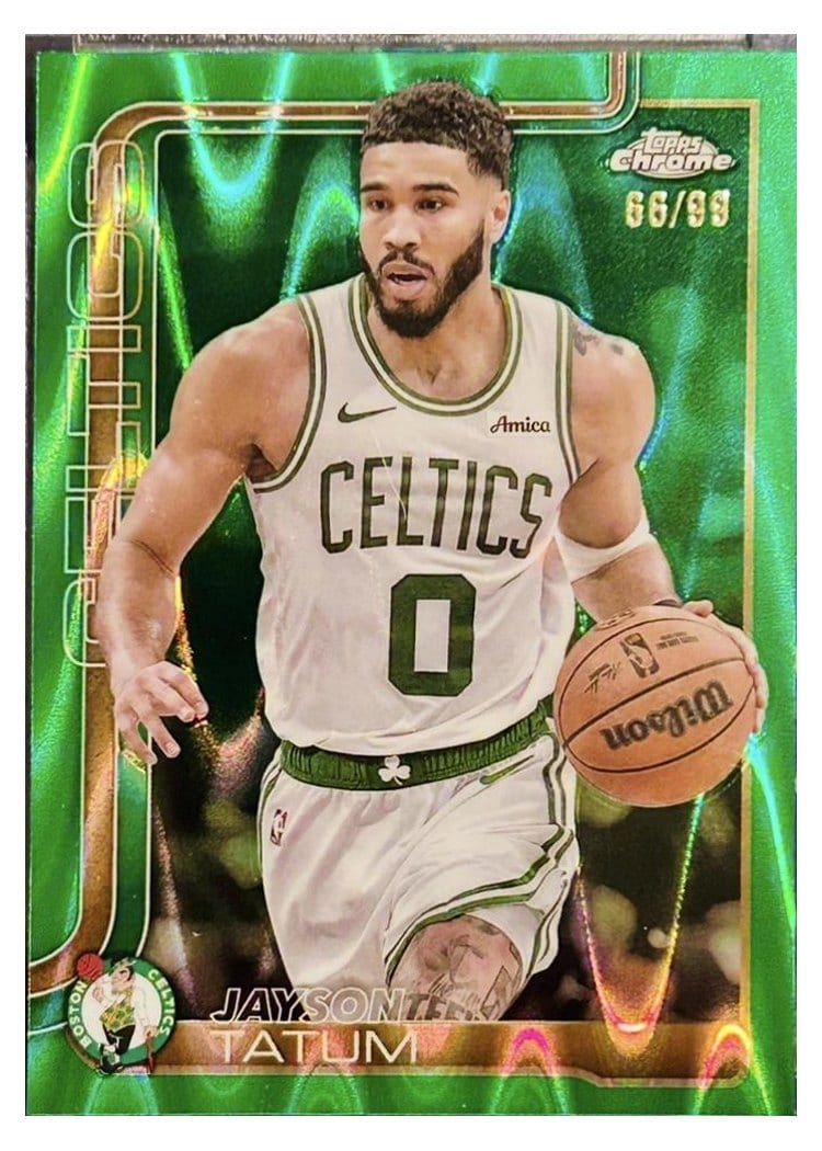 2025 Topps Chrome Jayson Tatum #49 card