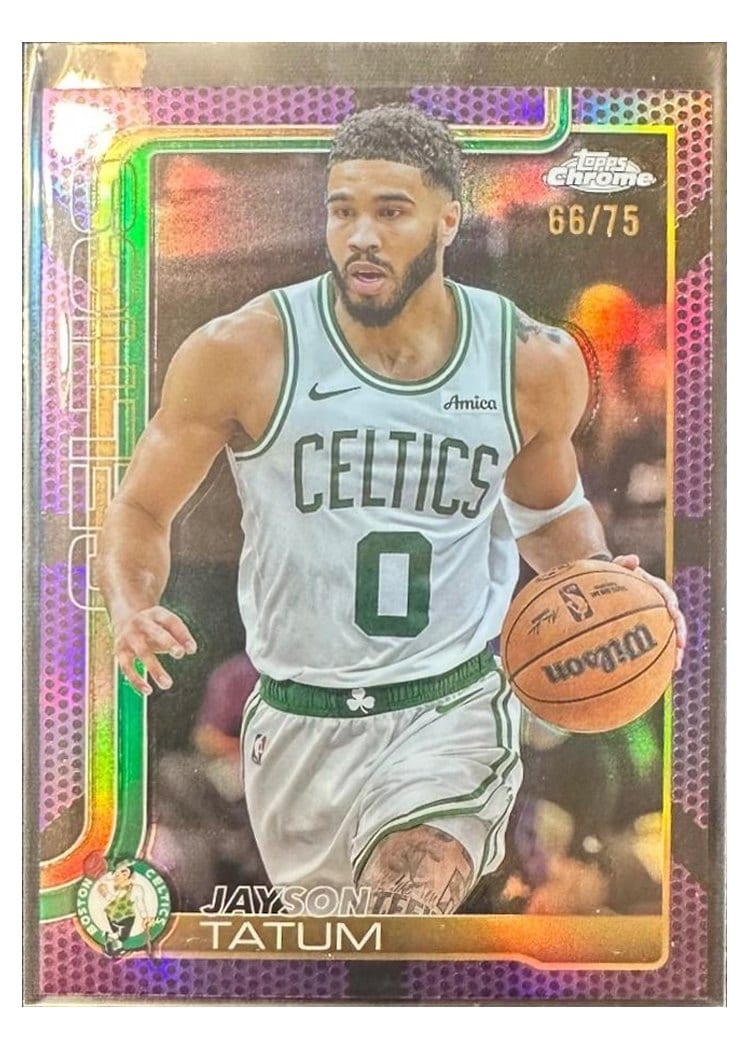2025 Topps Chrome Jayson Tatum #49 card
