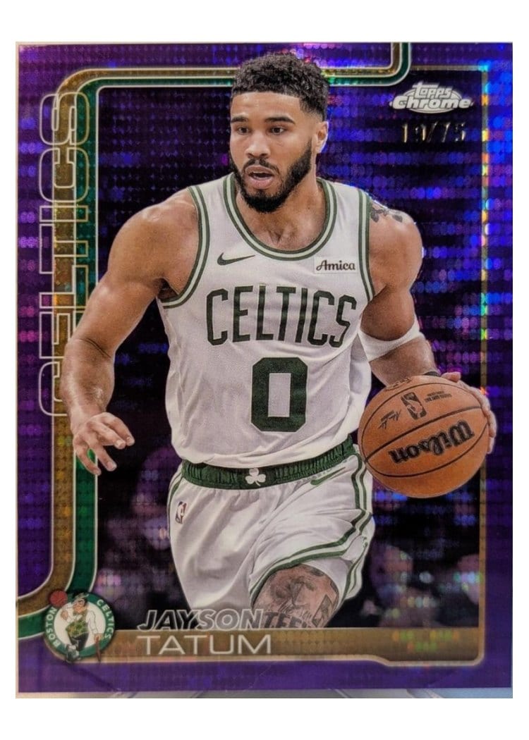 2025 Topps Chrome Jayson Tatum #49 card