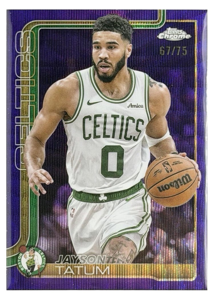 2025 Topps Chrome Jayson Tatum #49 card
