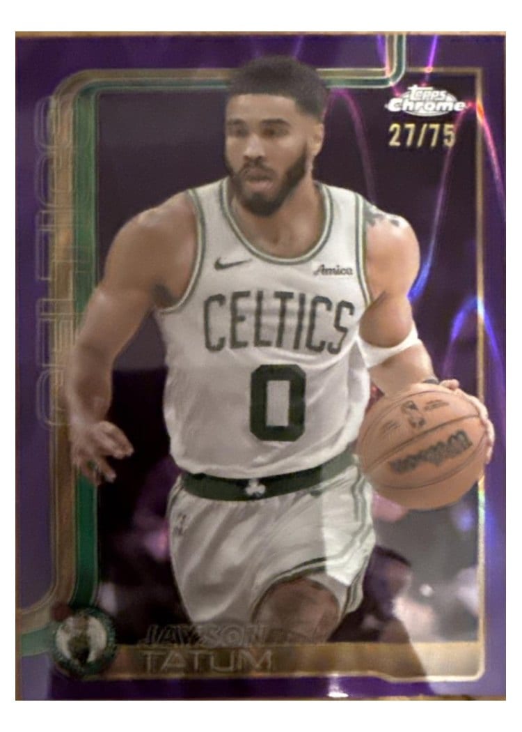 2025 Topps Chrome Jayson Tatum #49 card