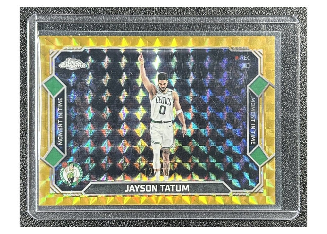 2025 Topps Chrome Jayson Tatum #49 card