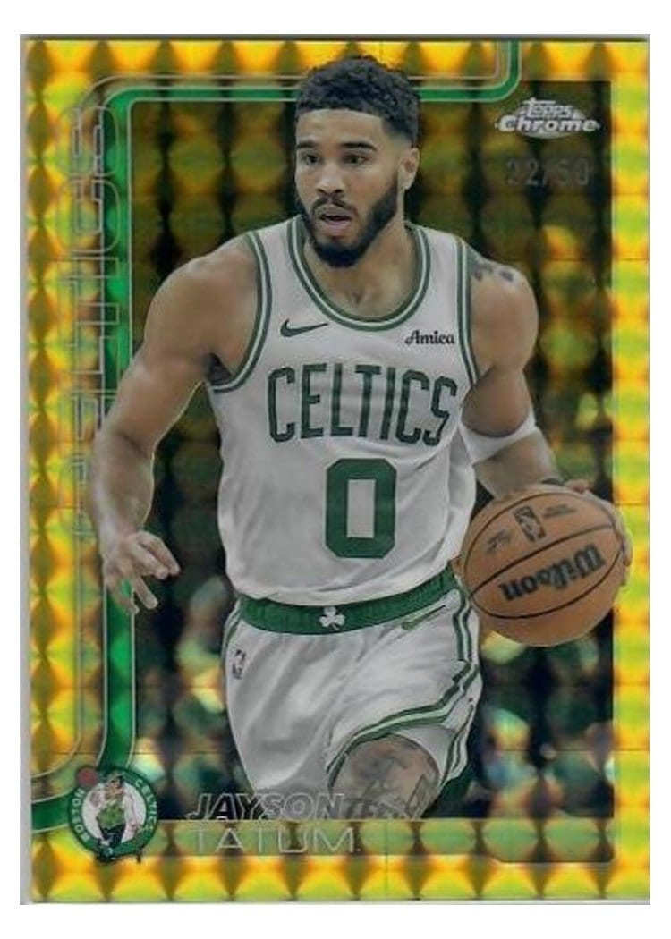 2025 Topps Chrome Jayson Tatum #49 card